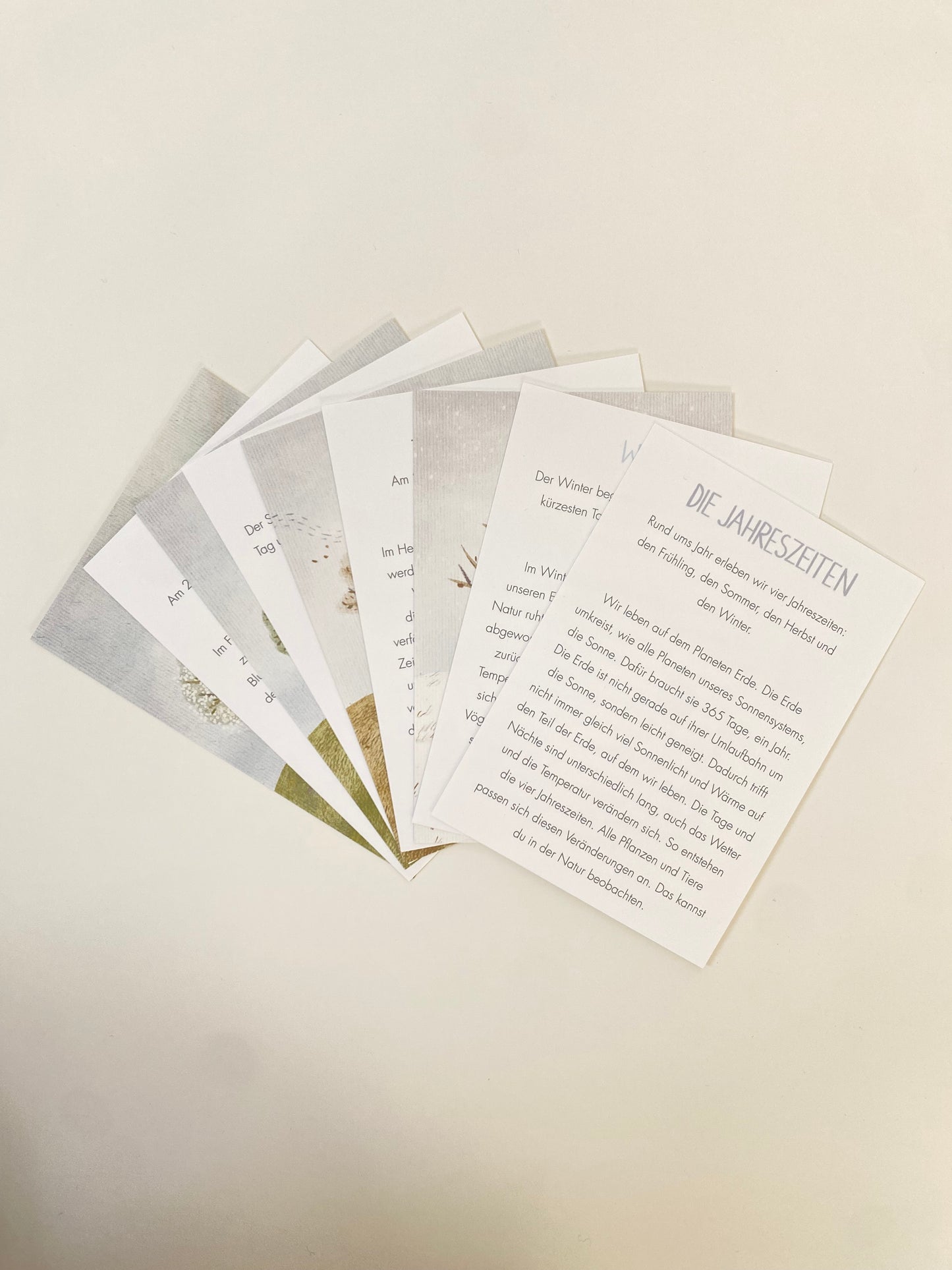 Kartenset 4 Jahreszeiten