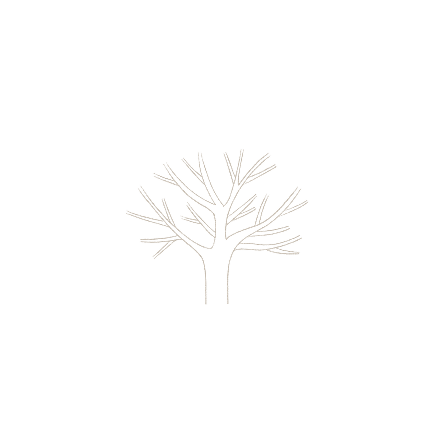 DIY Gestaltungsvorlage Jahreszeitenbaum